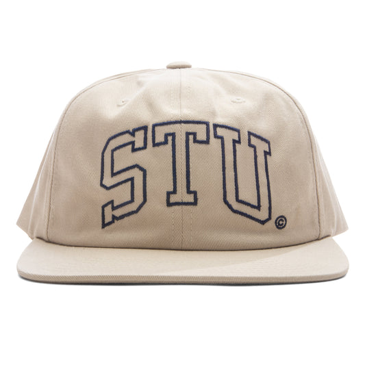 Stu Arch Strapback Cap - Natural
