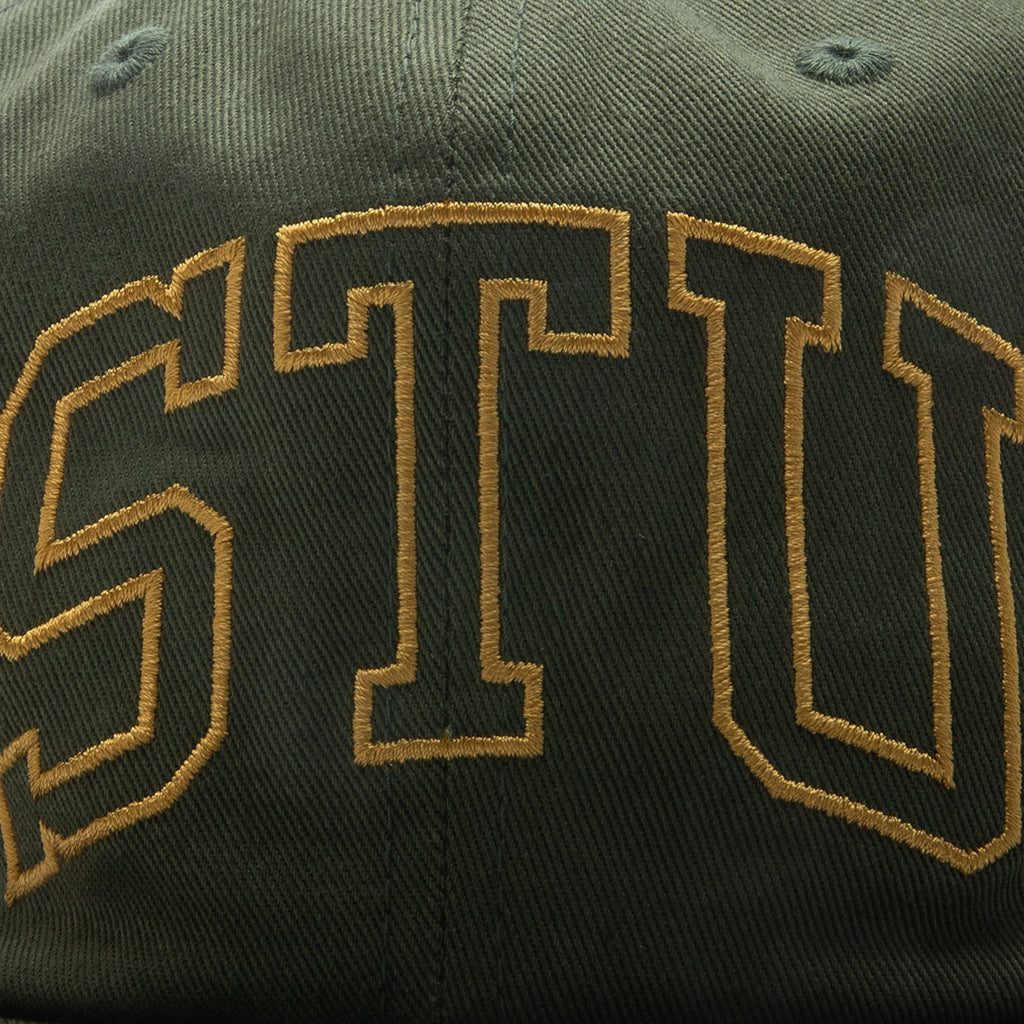 Mid Depth Stu Arch Strapback - Olive
