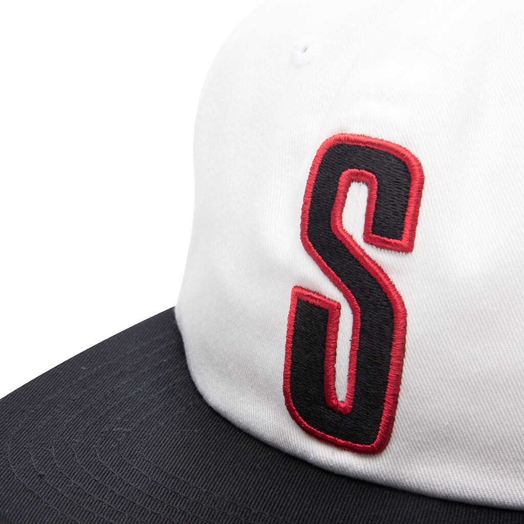2 Tone Vintage Cap - White
