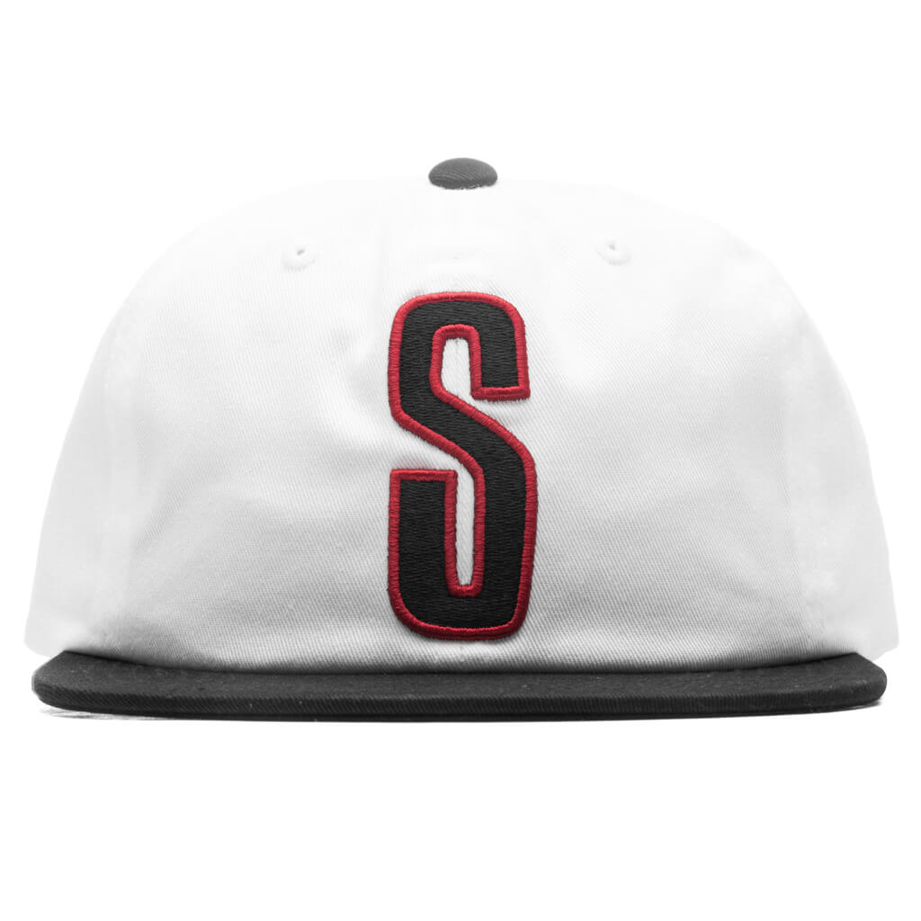 2 Tone Vintage Cap - White