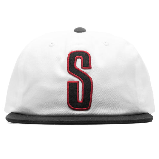 2 Tone Vintage Cap - White