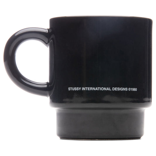 3 People Stacking Mug - Black