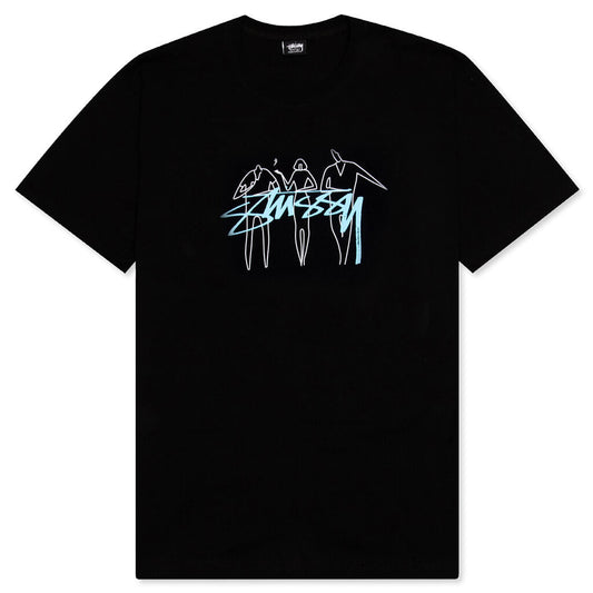 3 People Tee - Black