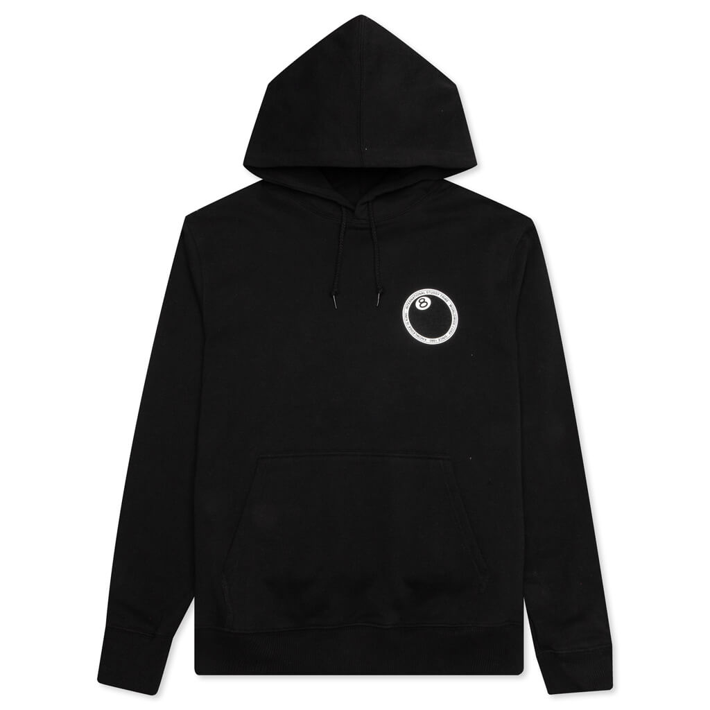 8 Ball Dot Hoodie - Black