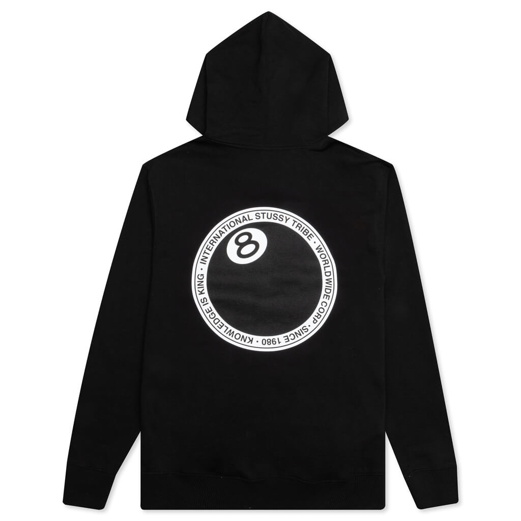8 Ball Dot Hoodie - Black