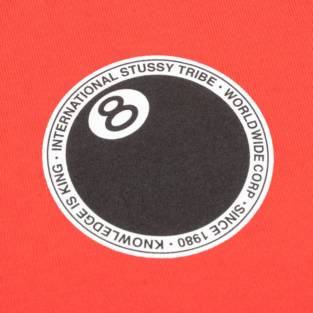8 Ball Dot Hoodie - Red