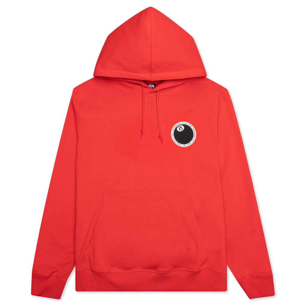 8 Ball Dot Hoodie - Red