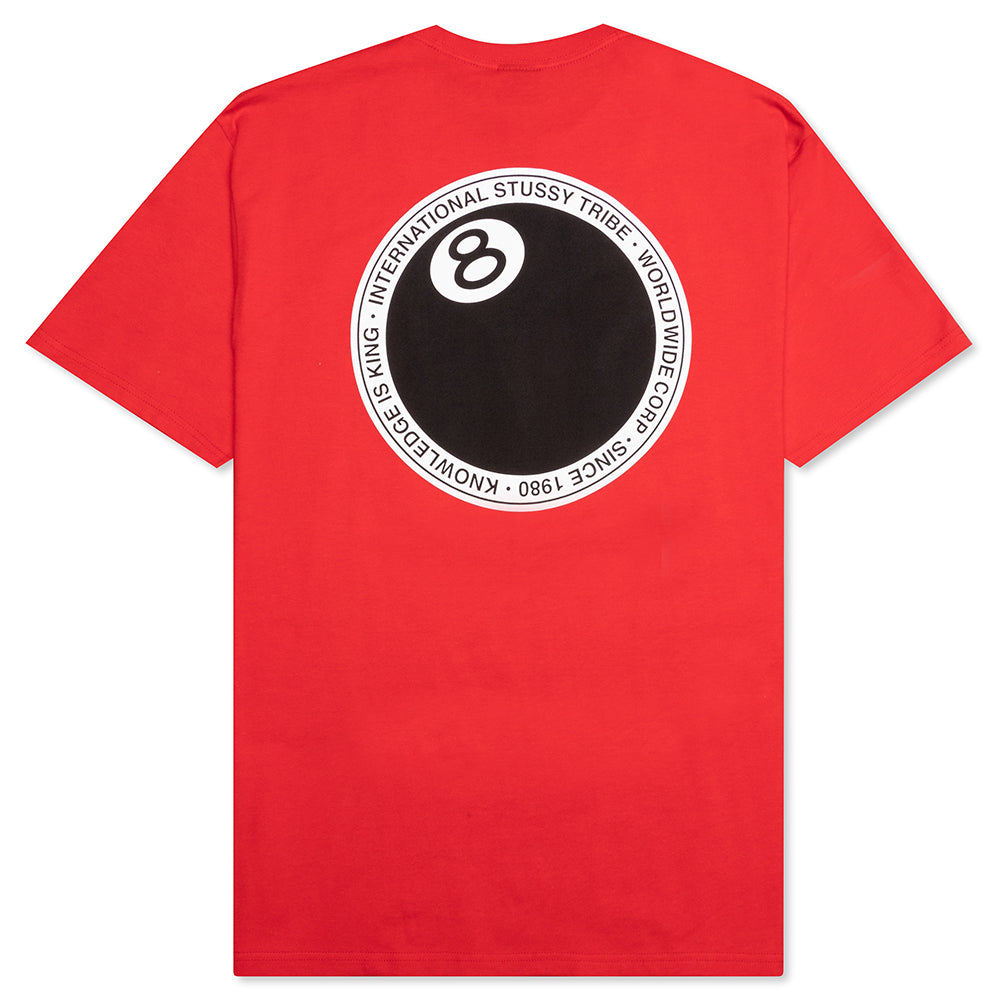 8 Ball Dot Tee - Red