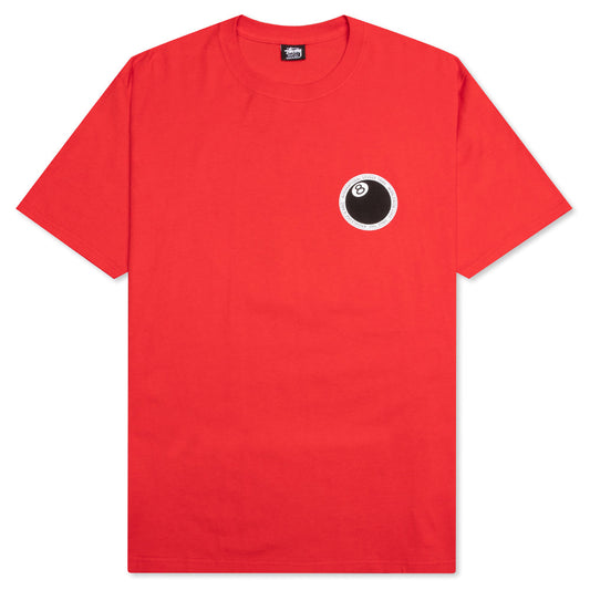 8 Ball Dot Tee - Red