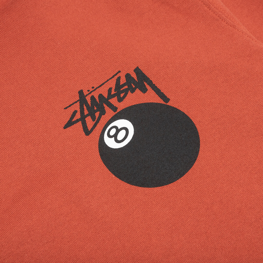 8 Ball Hoodie - Brick Red