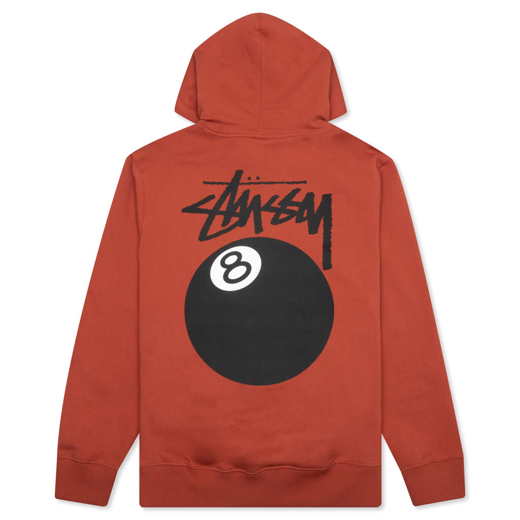 8 Ball Hoodie - Brick Red