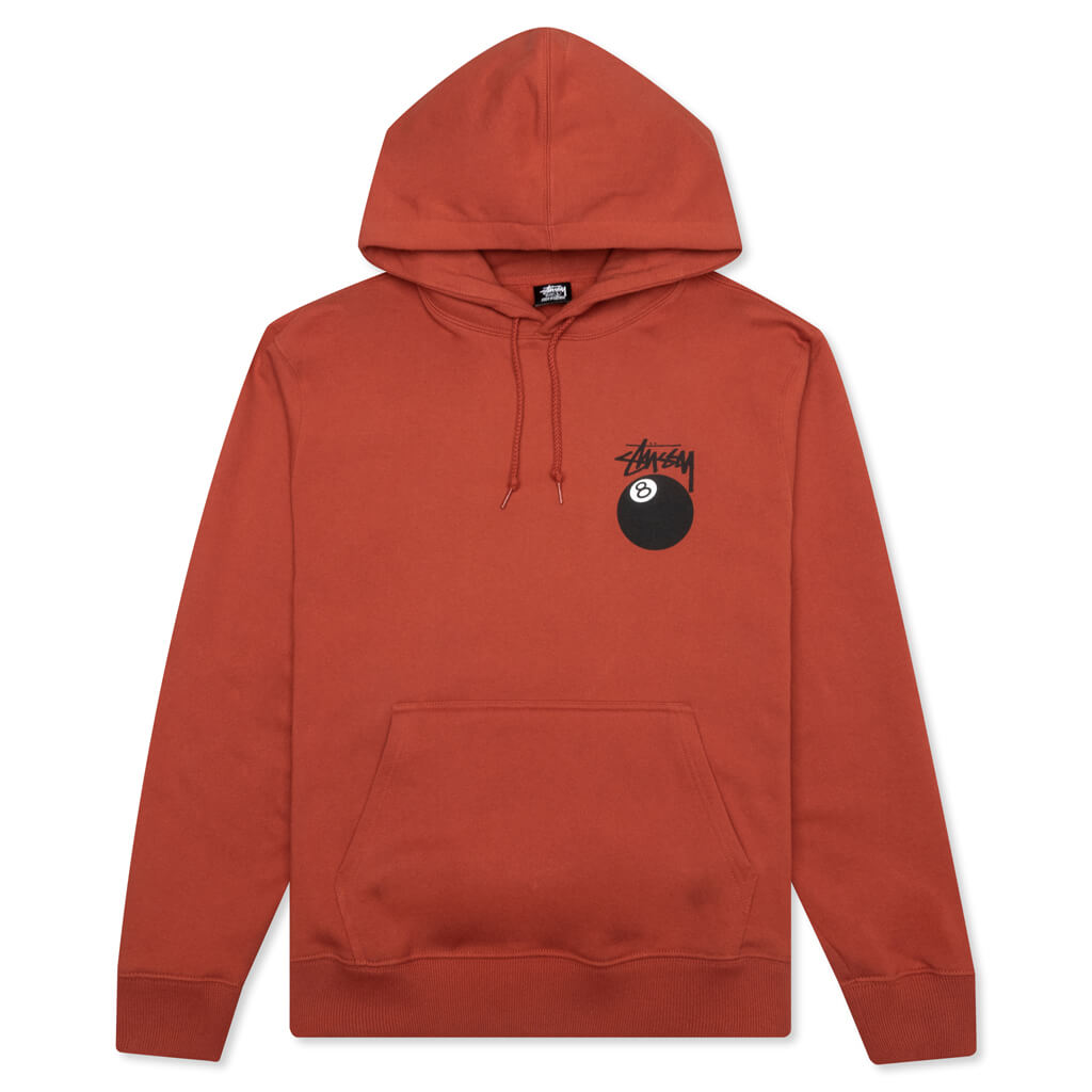 8 Ball Hoodie - Brick Red