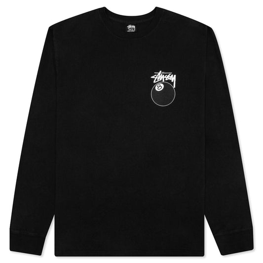 8 Ball Pigment Dyed L/S Tee - Black