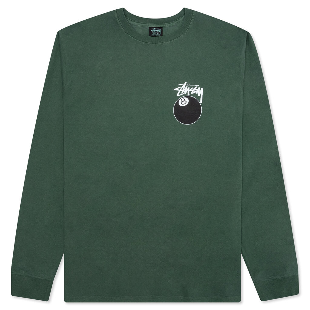 8 Ball Pigment Dyed L/S Tee - Pine