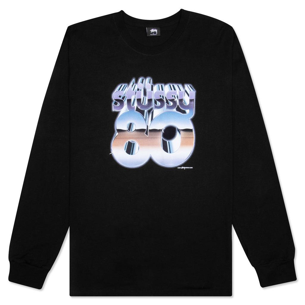 80 Chrome L/S Tee - Black