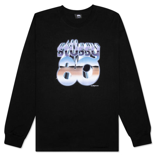 80 Chrome L/S Tee - Black