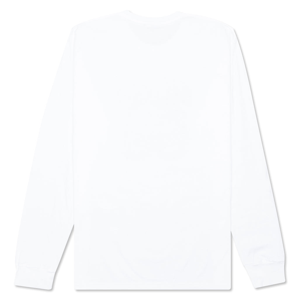 80 Chrome L/S Tee - White