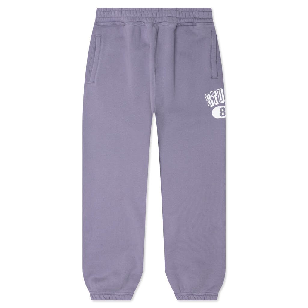 Stussy 80 Fleece Pant - Ash Purple