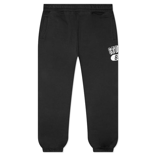 Stussy 80 Fleece Pant - Washed Black