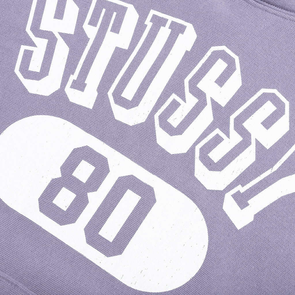 Stussy 80 Relaxed Hood - Ash Purple
