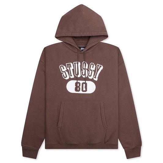 Stussy 80 Relaxed Hood - Brown
