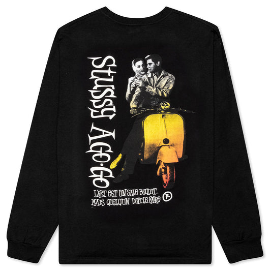 A Go-Go L/S Tee - Black