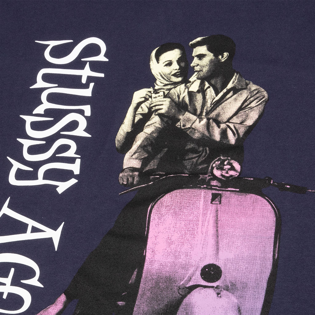 A Go-Go L/S Tee - Navy