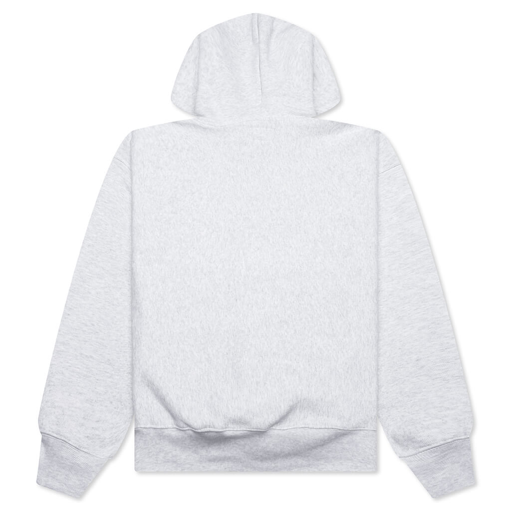 Felt Applique Hoodie - Ash Heather