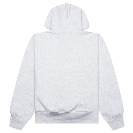 Felt Applique Hoodie - Ash Heather