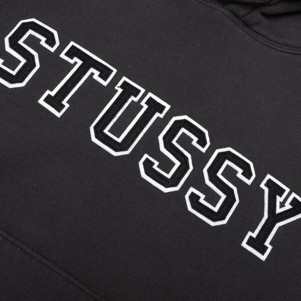 Stüssy Applique Hoodie - Black