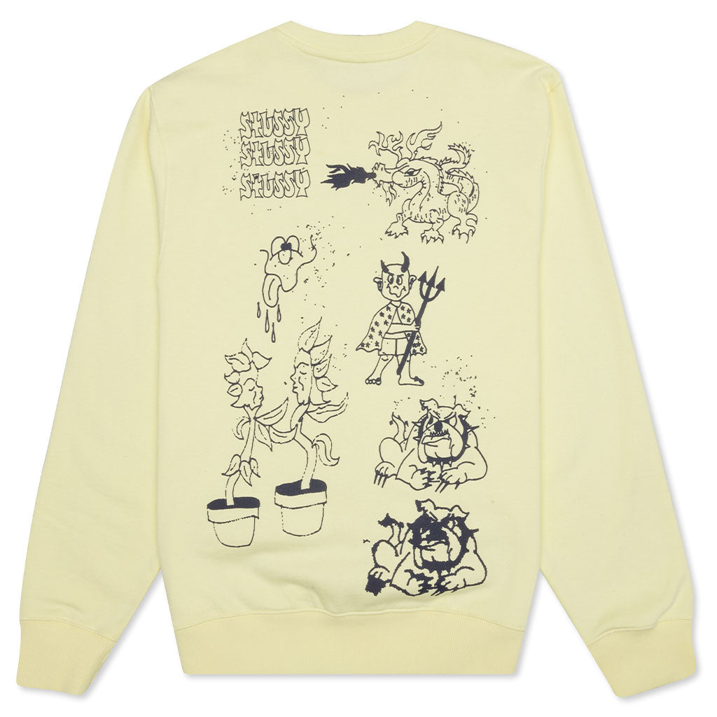 Bad Dream Crew - Pale Yellow