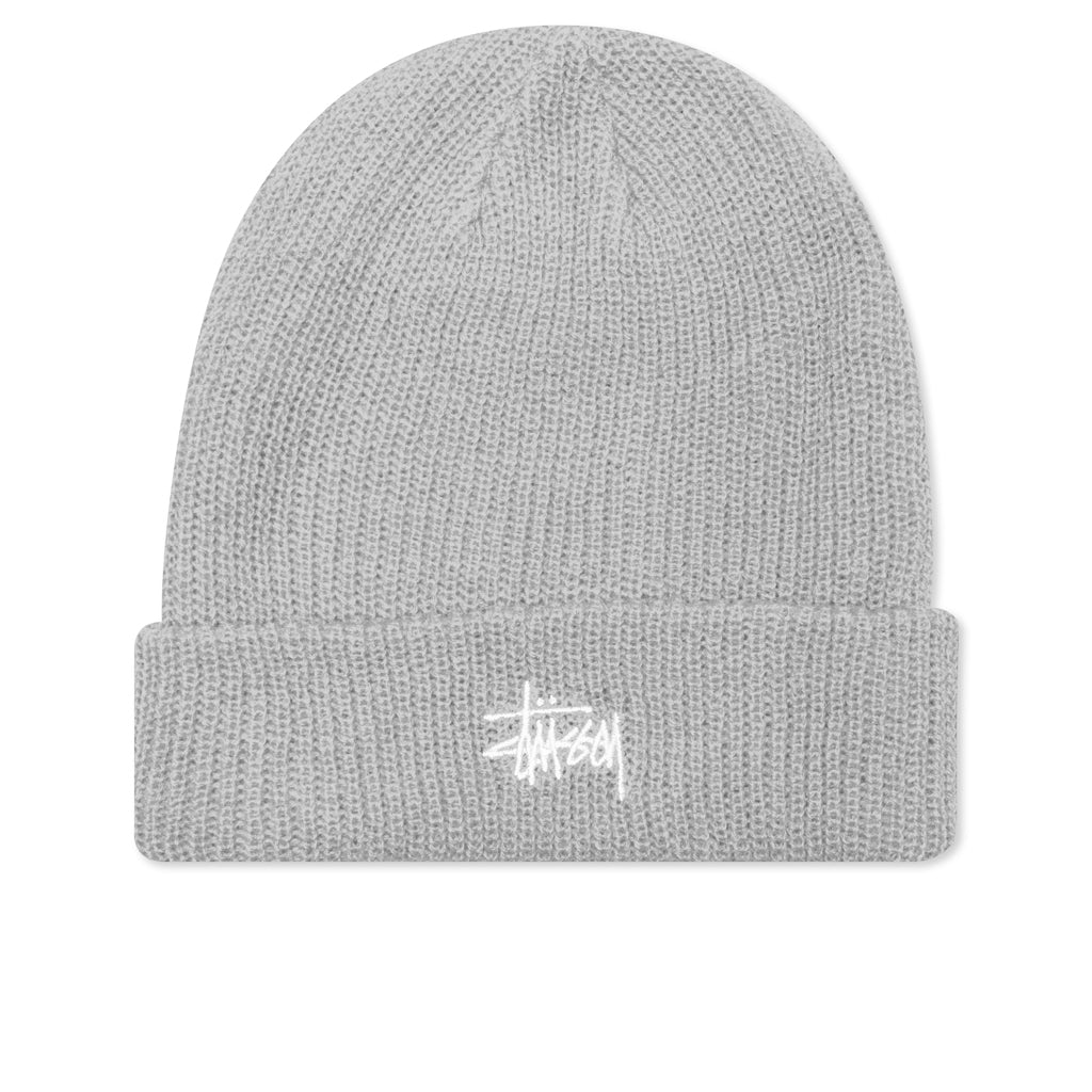 Basic Cuff Beanie - Grey Heather