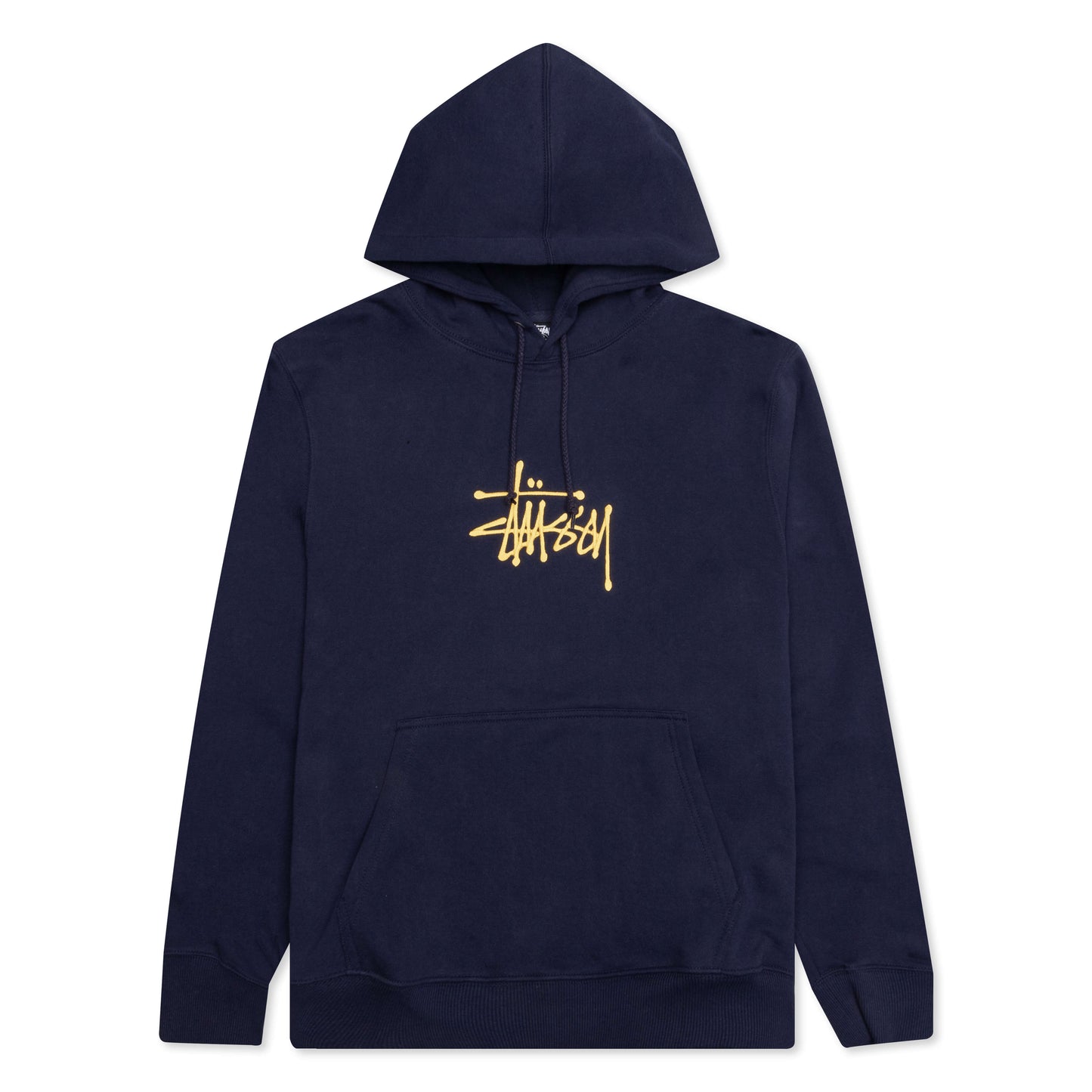 Basic Applique Hoodie - Navy