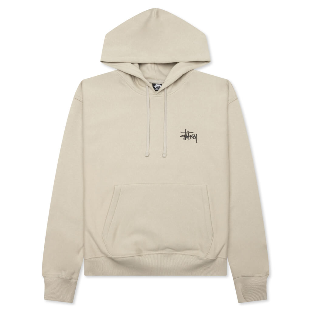 Basic Stussy Hoodie - Khaki