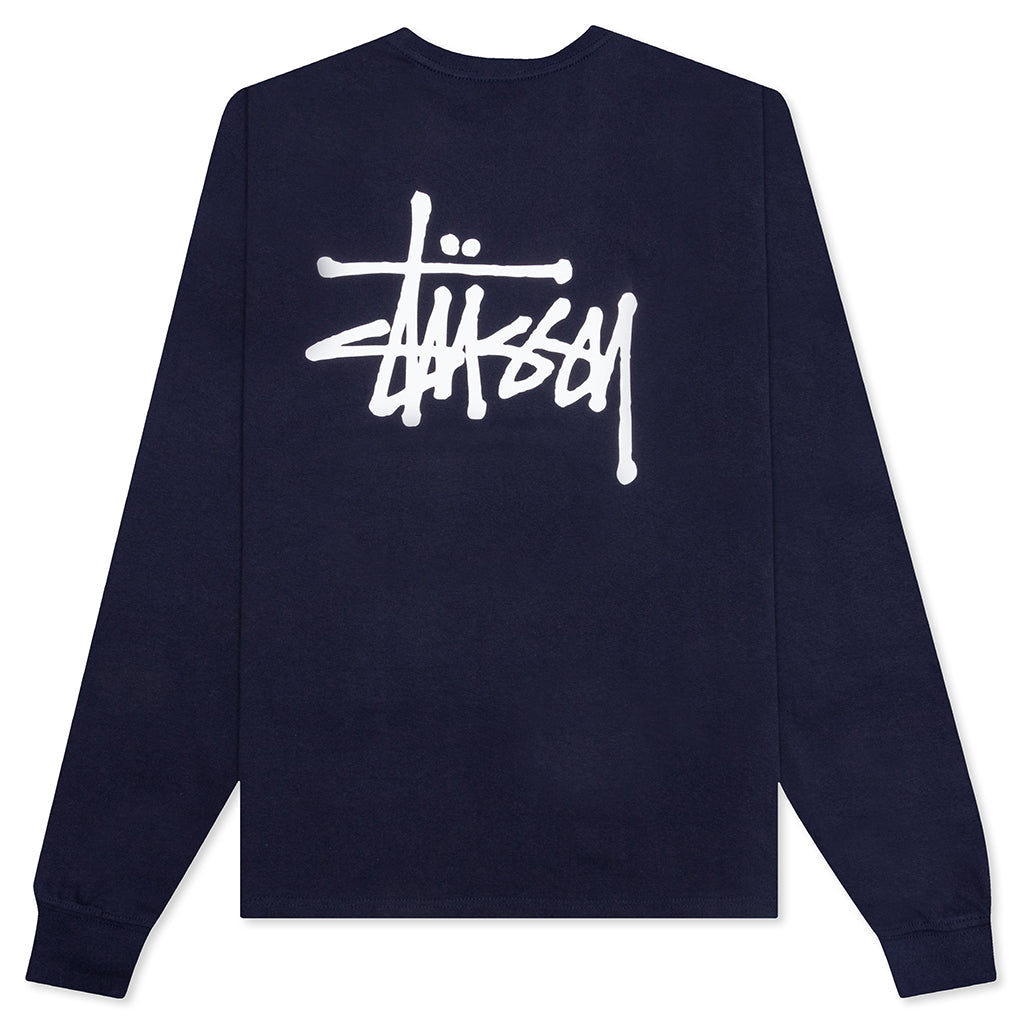 Basic L/S Tee - Navy
