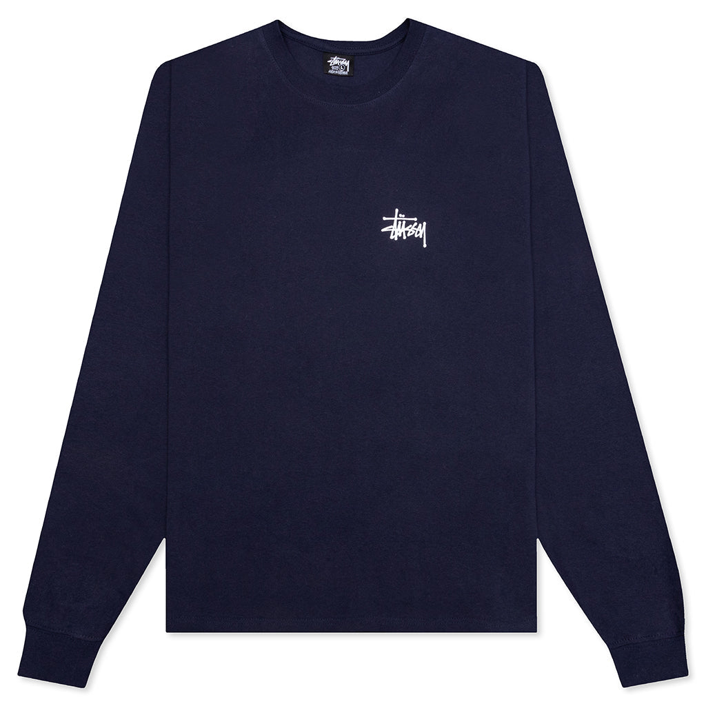 Basic L/S Tee - Navy