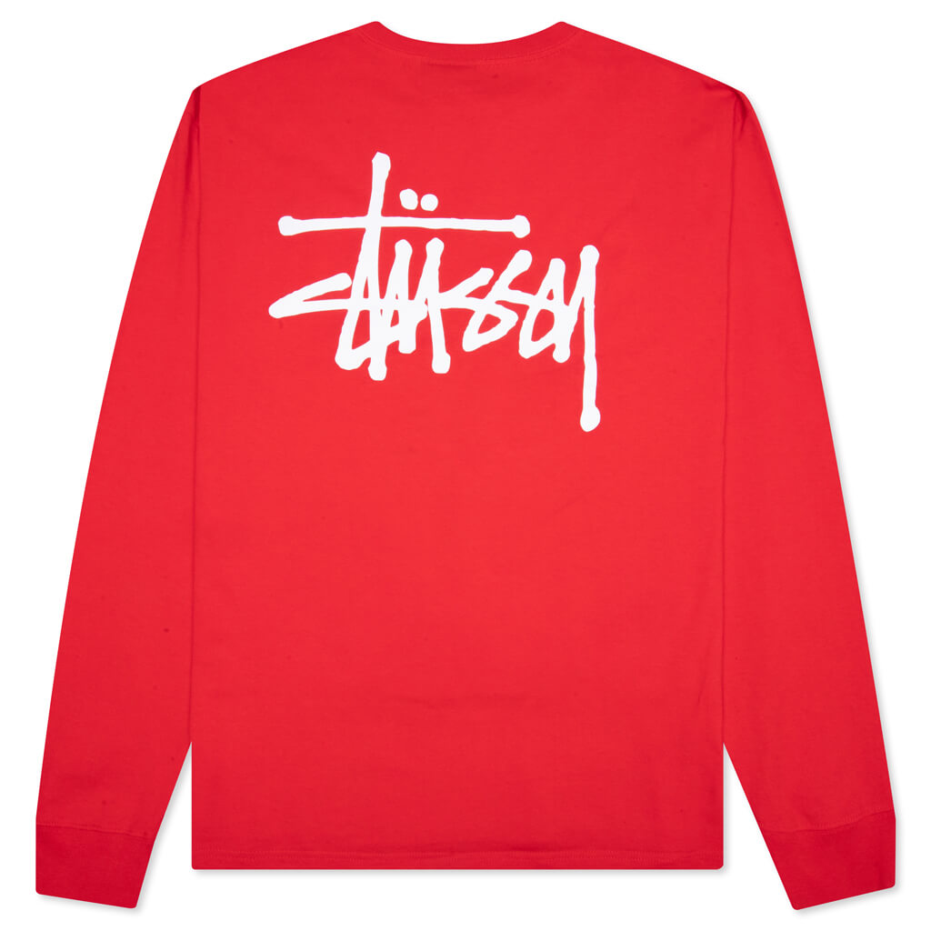 Basic L/S Tee - Red