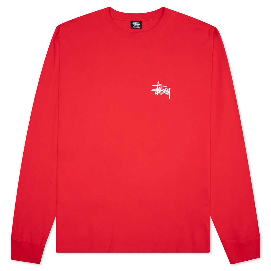 Basic L/S Tee - Red