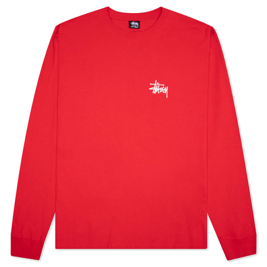 Basic L/S Tee - Red