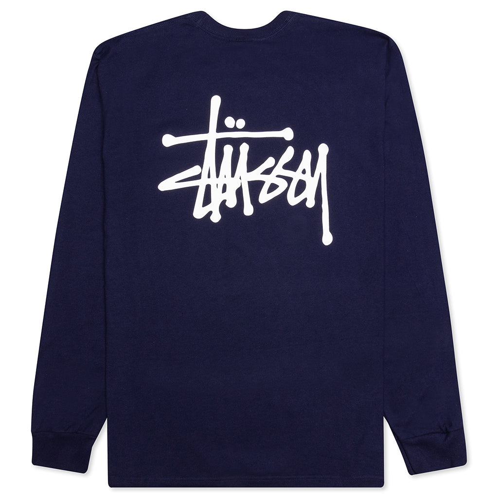 Basic L/S Tee - Navy