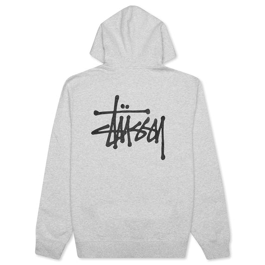 Basic Zip Hoodie - Ash Heather