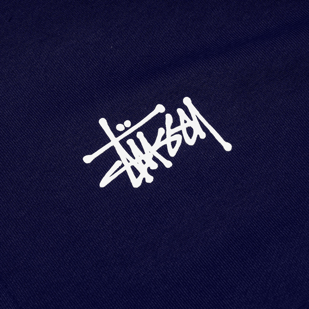 Basic Zip Hoodie - Navy