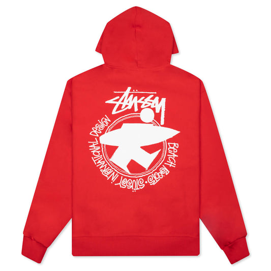 Beach Roots Hoodie - Red
