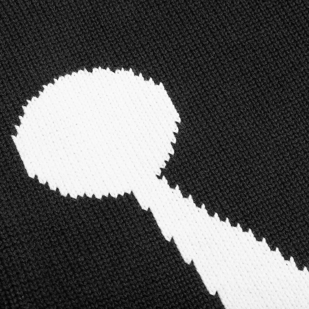 Bent Crown Sweater - Black