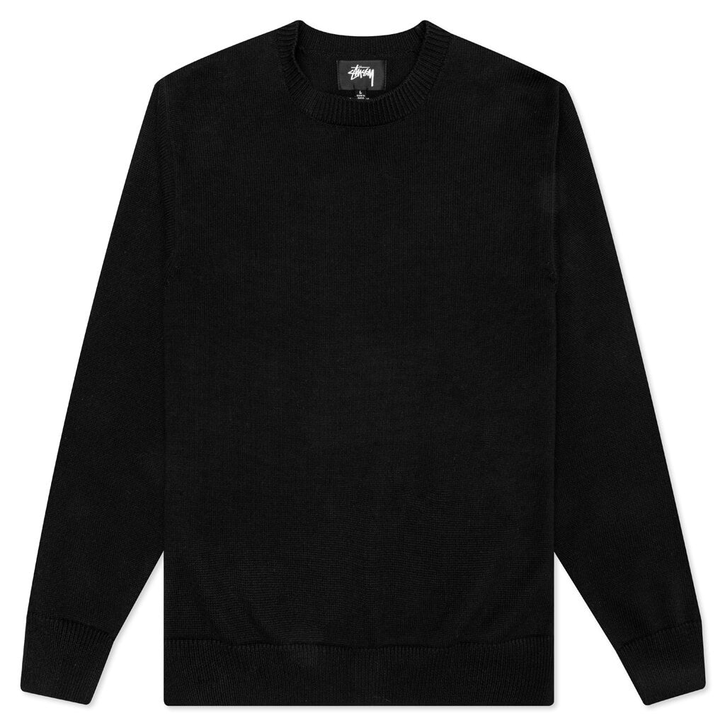Bent Crown Sweater - Black