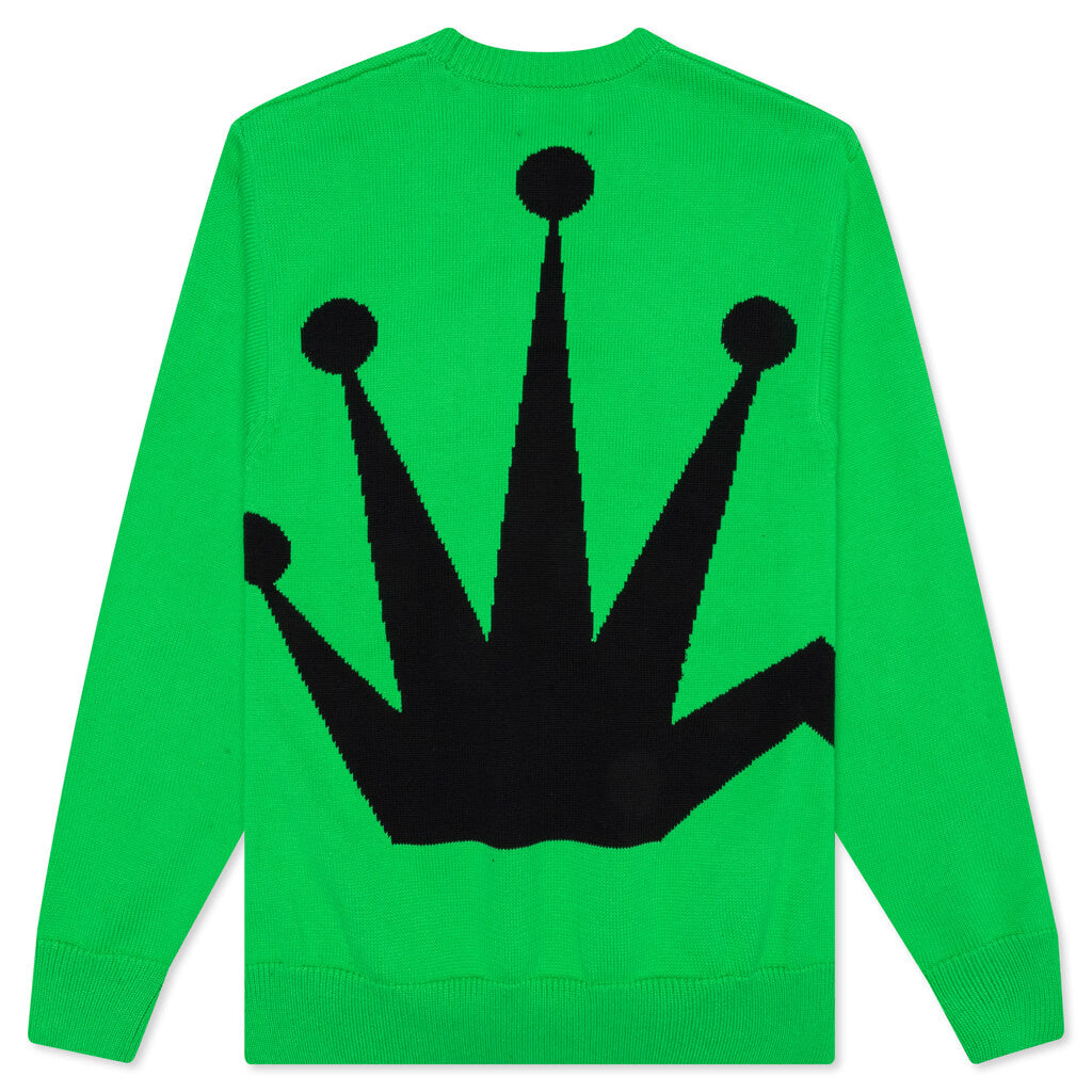 Bent Crown Sweater - Lime