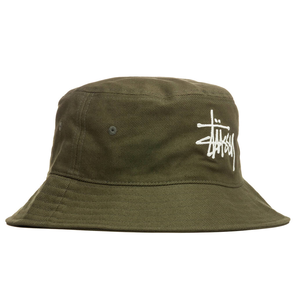 Big Logo Twill Bucket Hat - Olive
