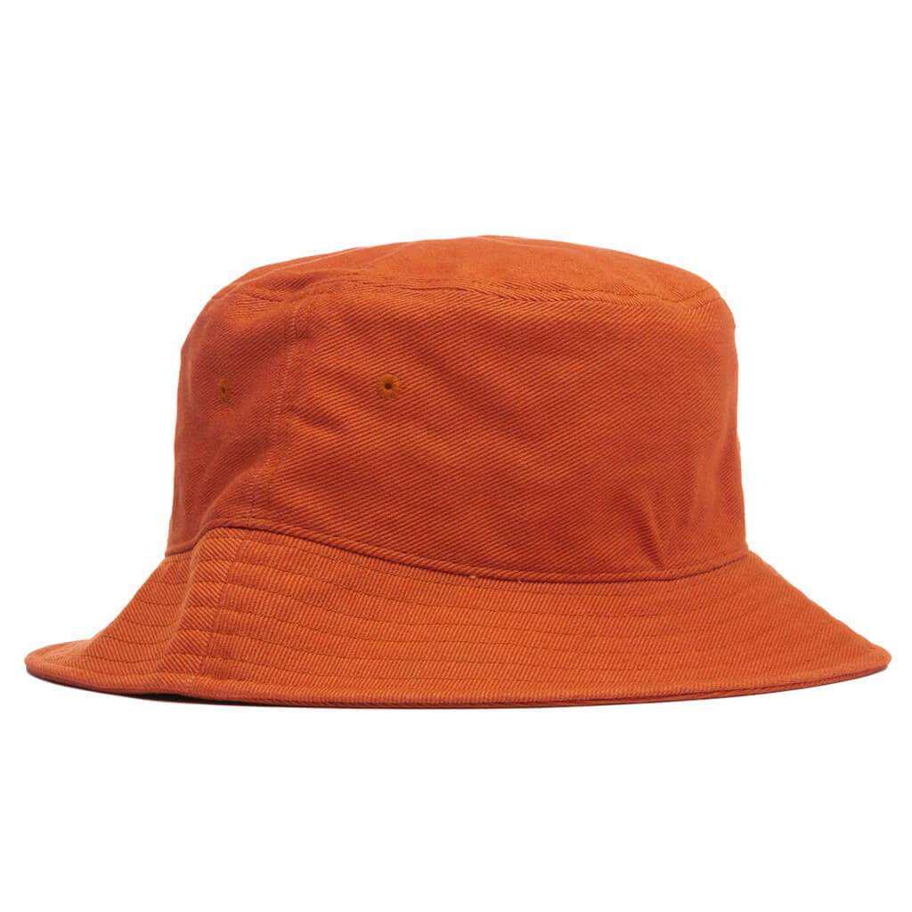 Big Logo Twill Bucket Hat - Orange