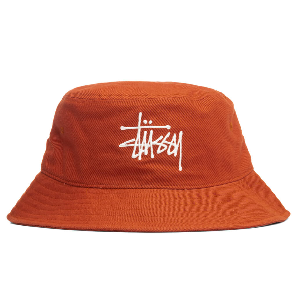 Big Logo Twill Bucket Hat - Orange