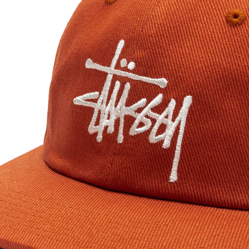 Big Logo Twill Low Pro Cap - Orange